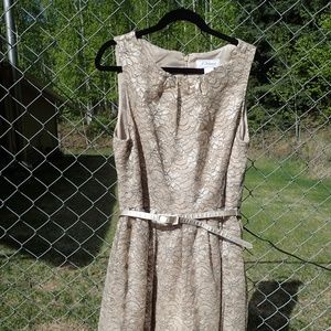 Jessica Howard Lace Tea Length Day Dress